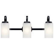Kichler 55087BK Three Light Bath, Black (3)
