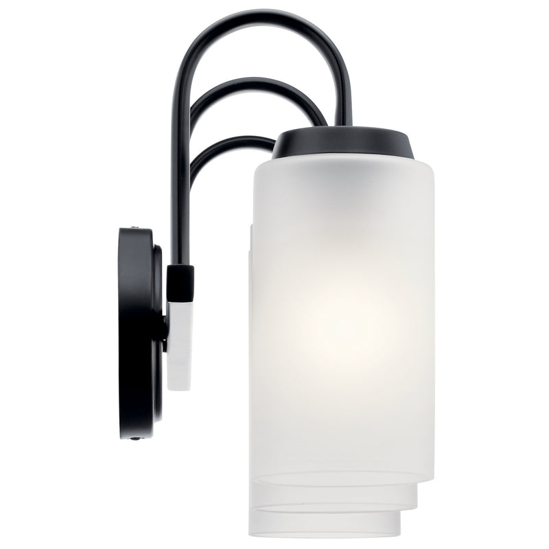 Kichler 55087BK Three Light Bath, Black (4)