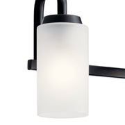 Kichler 55088BK Four Light Bath, Black (2)