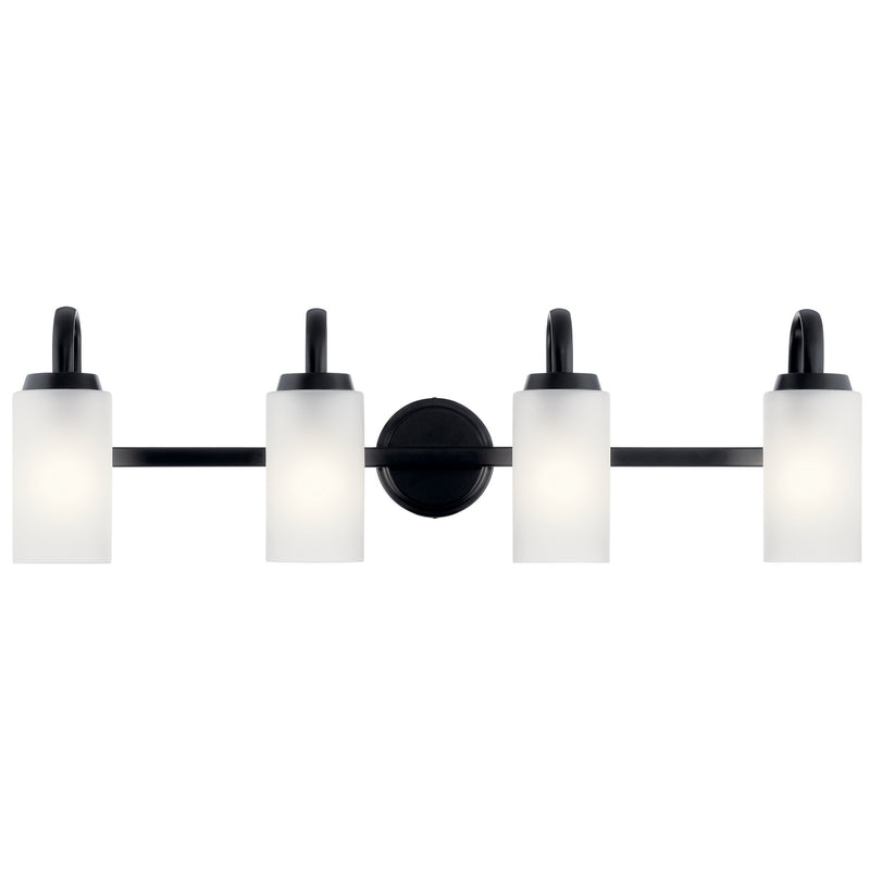 Kichler 55088BK Four Light Bath, Black (3)