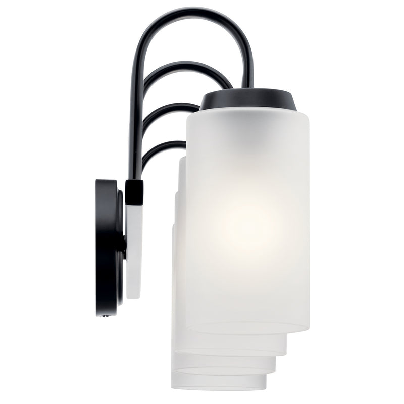 Kichler 55088BK Four Light Bath, Black (4)