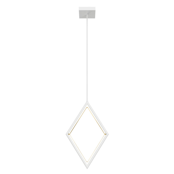 Kichler 84310WH Darski LED Pendant, White Alternate Image 3.jpg