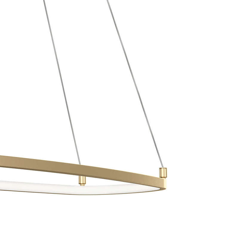 Kichler 84312CG LED Chandelier, Champagne Gold (3)