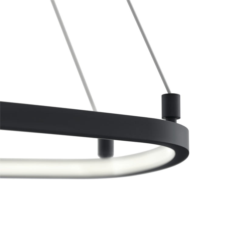 Kichler 84312MBK LED Chandelier, Matte Black (5)