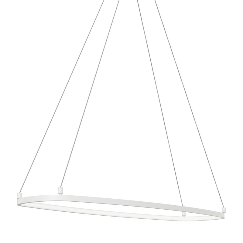 Kichler 84312WH LED Chandelier, White (3)