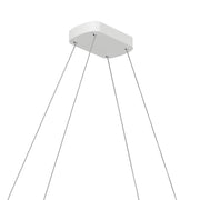 Kichler 84312WH LED Chandelier, White (4)