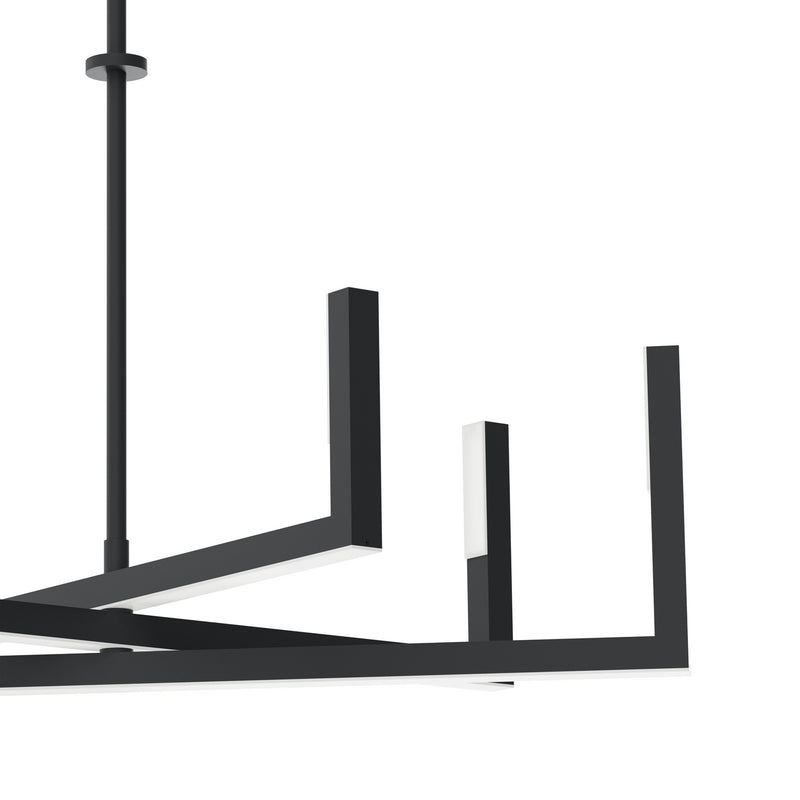 Kichler 84313MBK LED Chandelier, Matte Black (4)