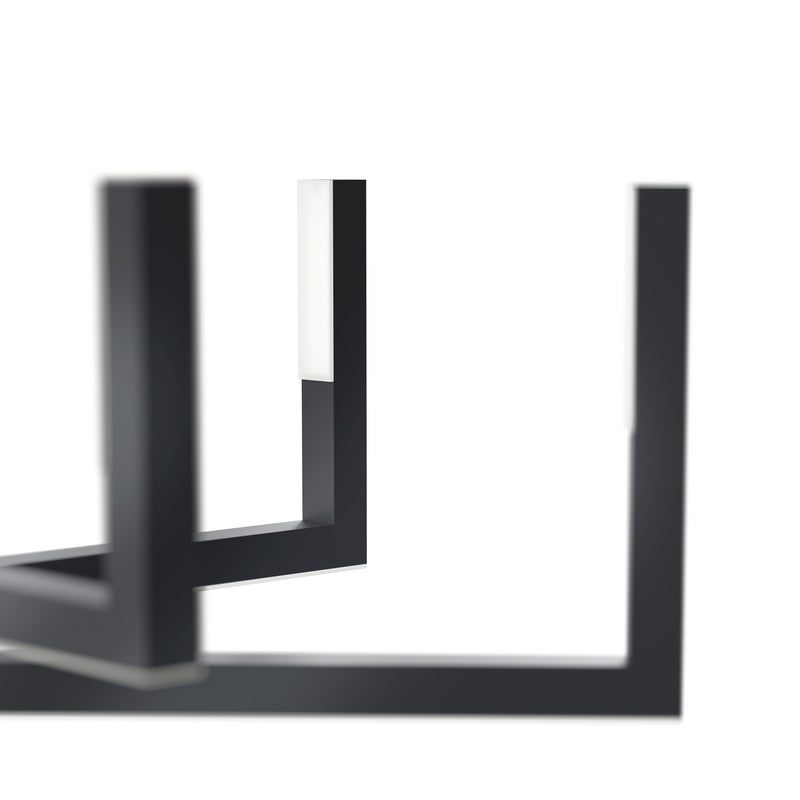 Kichler 84313MBK LED Chandelier, Matte Black (5)