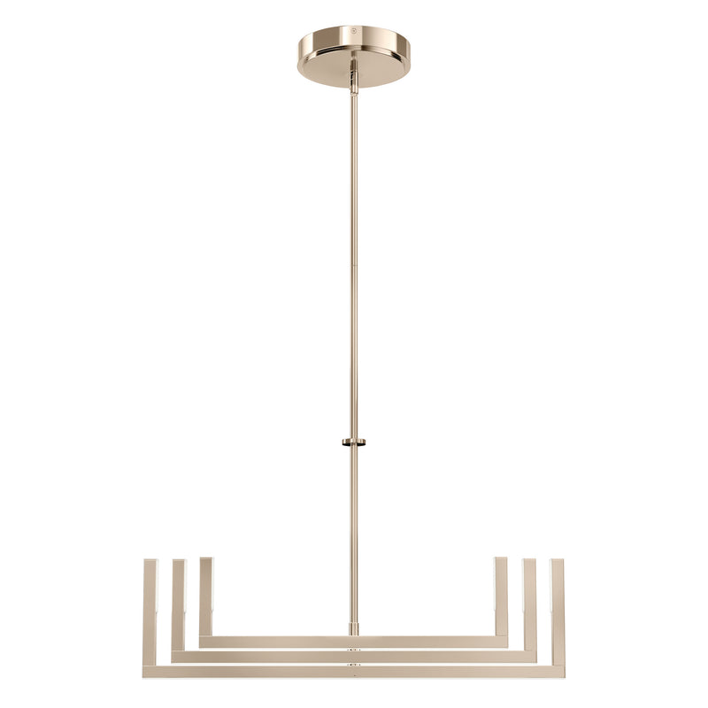 Kichler 84313PN LED Chandelier, Polished Nickel (2)