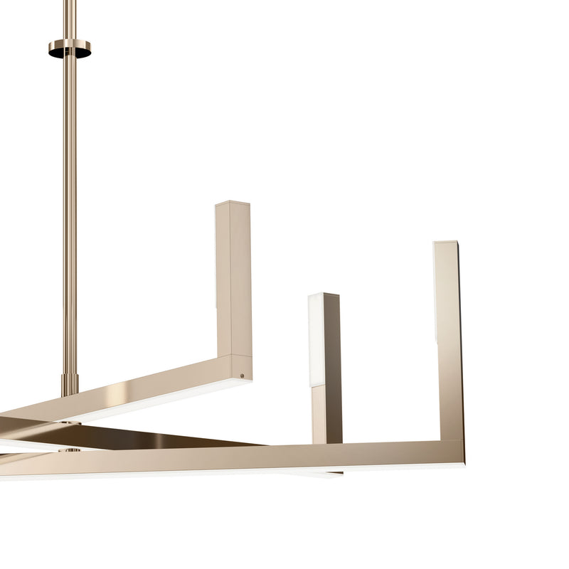 Kichler 84313PN LED Chandelier, Polished Nickel (5)
