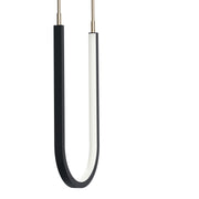 Kichler 84315MBK LED Linear Chandelier, Matte Black (3)