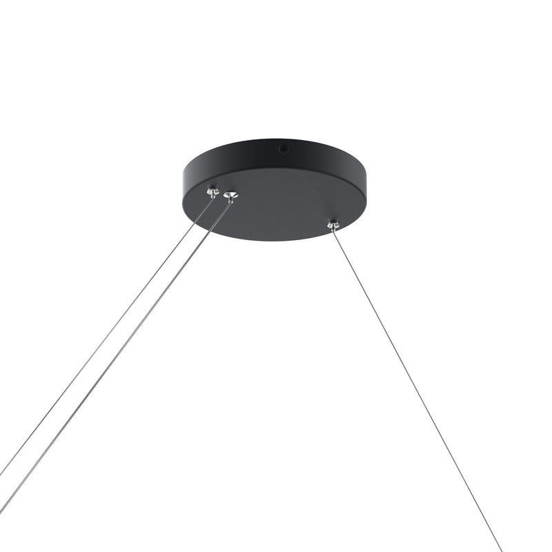 Kichler 84316MBK LED Linear Chandelier, Matte Black (2)