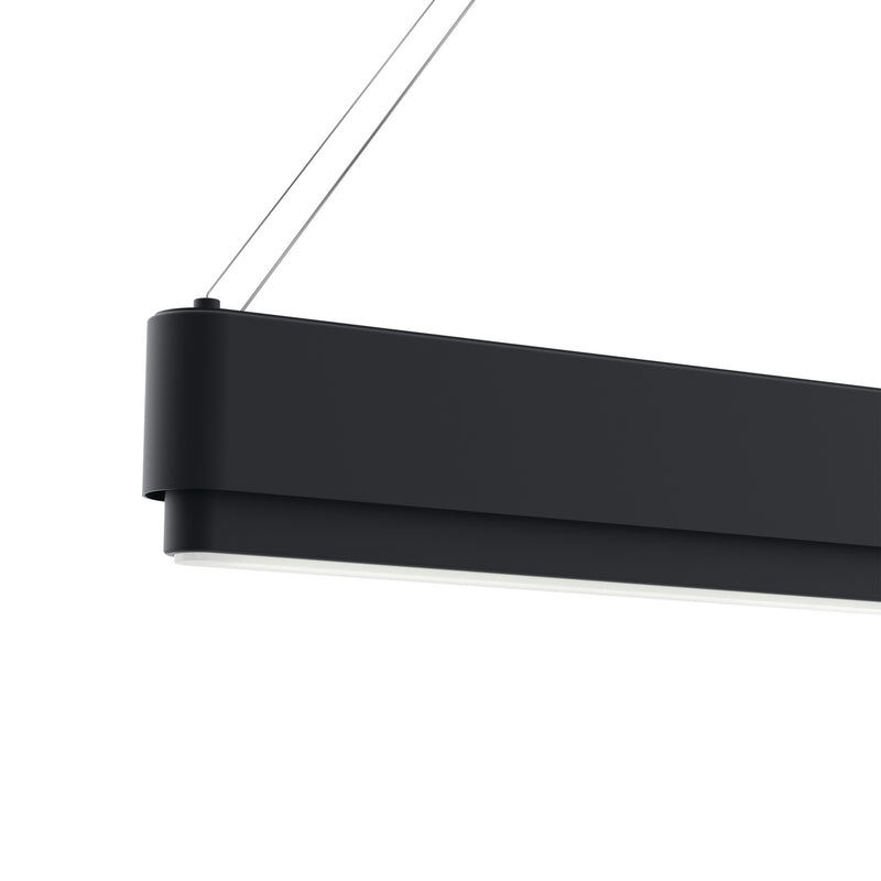 Kichler 84316MBK LED Linear Chandelier, Matte Black (3)