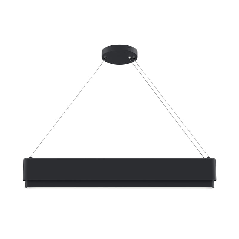 Kichler 84316MBK LED Linear Chandelier, Matte Black (4)