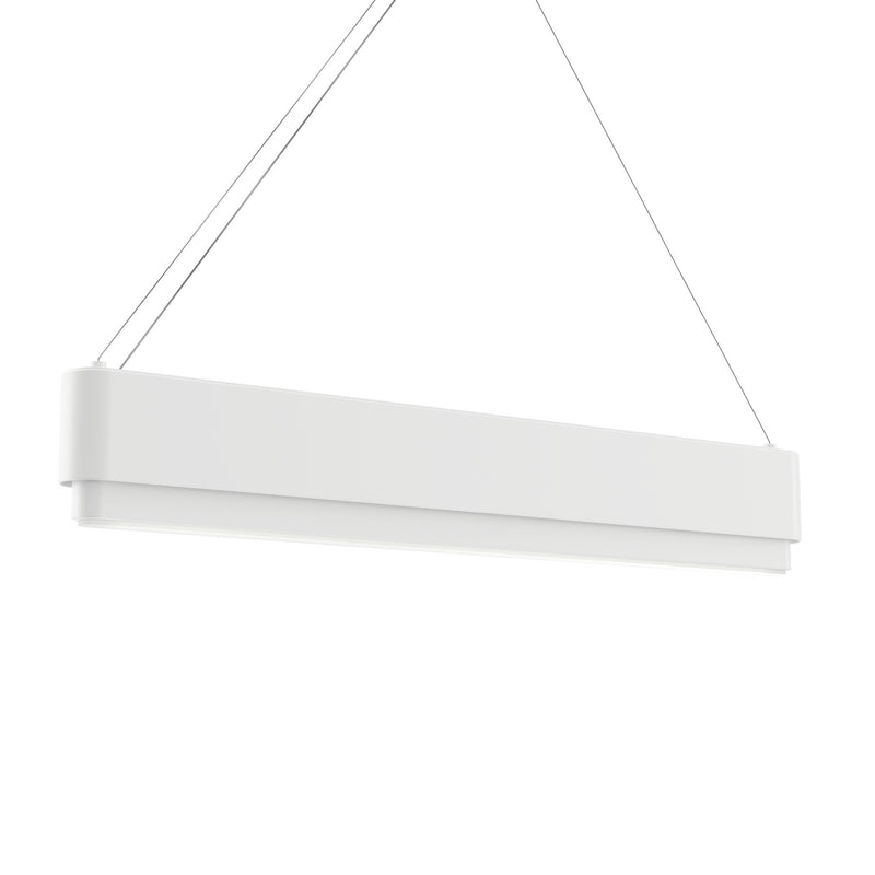 Kichler 84316WH LED Linear Chandelier, White (5)
