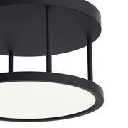 Kichler 84319MBK LED Semi Flush Mount, Matte Black (2)