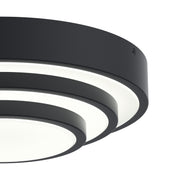 Kichler 84320MBK LED Flush Mount, Matte Black (2)