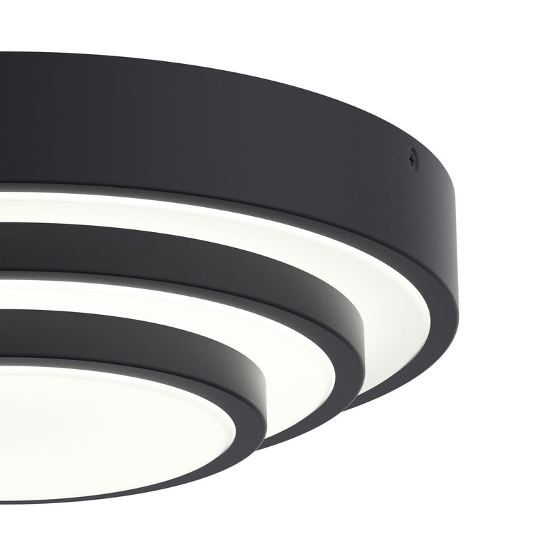 Kichler 84320MBK LED Flush Mount, Matte Black (2)