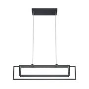 Kichler 84322MBK LED Linear Chandelier, Matte Black (4)