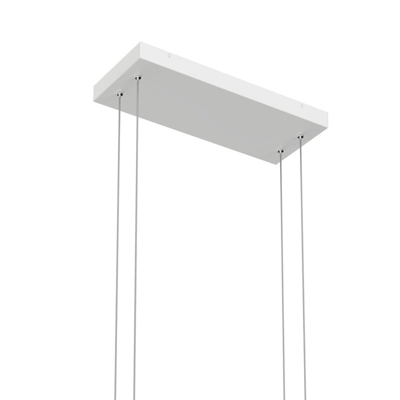 Kichler 84322WH LED Linear Chandelier, White (2)