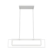 Kichler 84322WH LED Linear Chandelier, White (4)