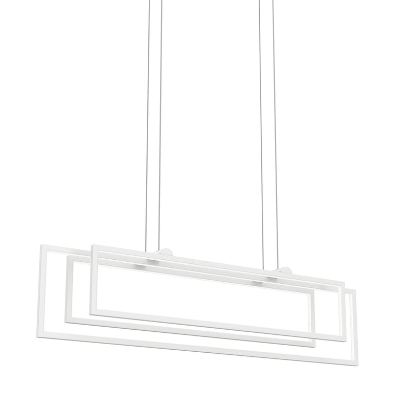 Kichler 84322WH LED Linear Chandelier, White (5)