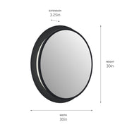 Kichler 86004MBK LED Mirror, Matte Black (4)
