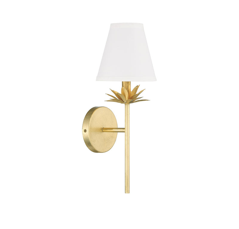 Shoppers Lighting SH90077TG Brooke One Light Wall Sconce, True Gold Alternate Image.jpg