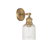 Shoppers Lighting SH90083NB Isabel One Light Wall Sconce, Natural Brass Alternate Image.jpg
