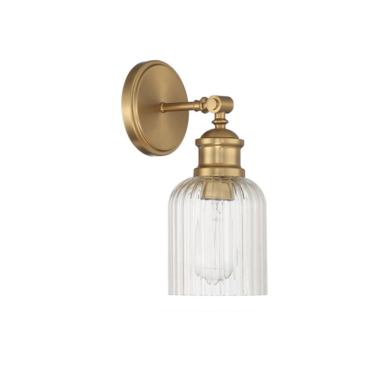 Shoppers Lighting SH90083NB Isabel One Light Wall Sconce, Natural Brass Alternate Image.jpg