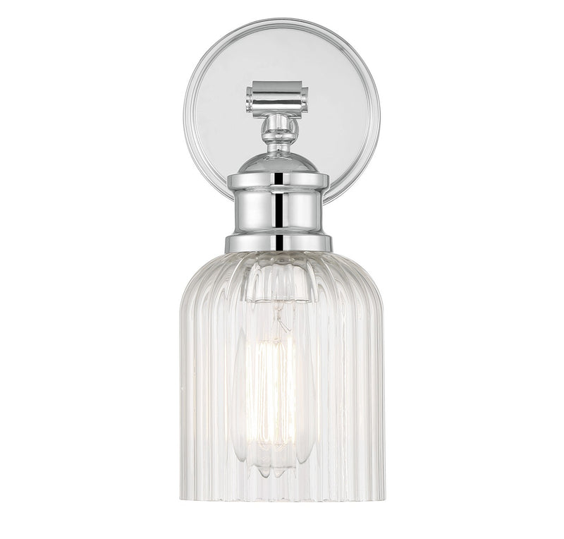 Shoppers Lighting SH90083CH Isabel One Light Wall Sconce, Chrome Alternate Image 2.jpg