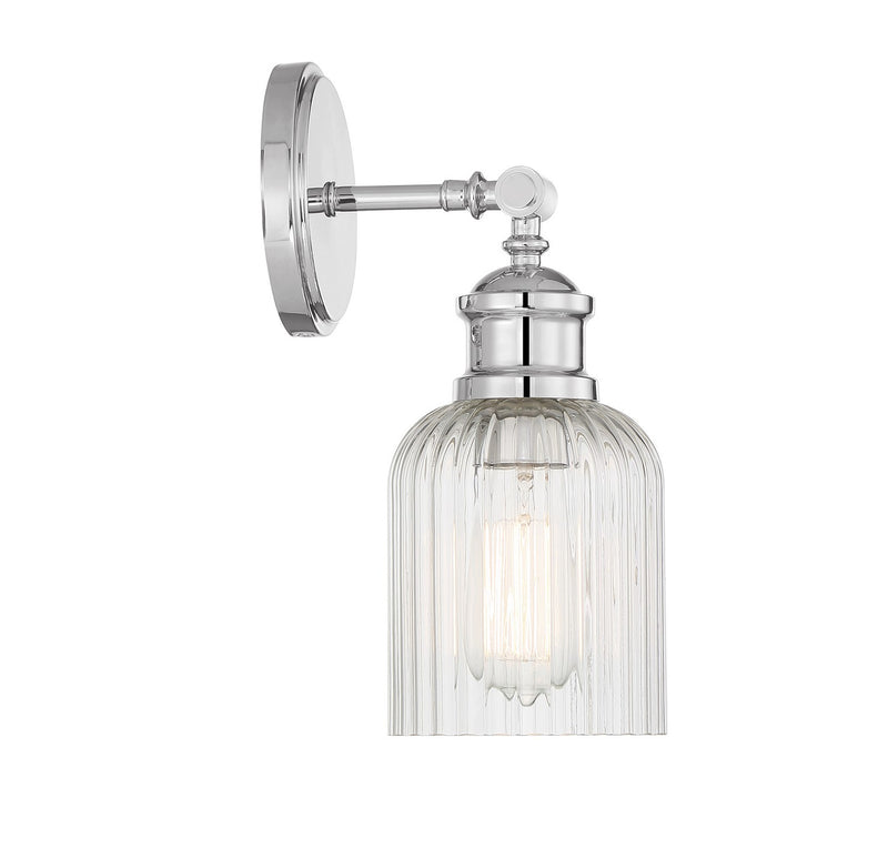 Shoppers Lighting SH90083CH Isabel One Light Wall Sconce, Chrome Alternate Image 4.jpg