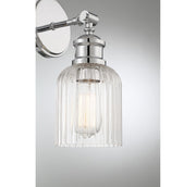 Shoppers Lighting SH90083CH Isabel One Light Wall Sconce, Chrome Alternate Image.jpg
