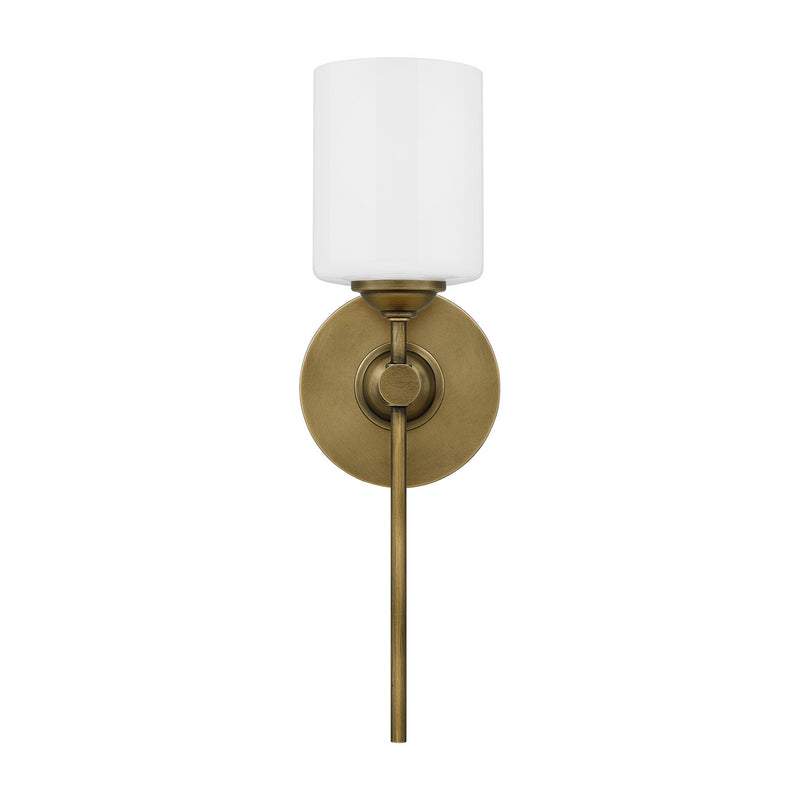 Quoizel ARI8605WS Aria One Light Wall Sconce, Weathered Brass Alternate Image.jpg