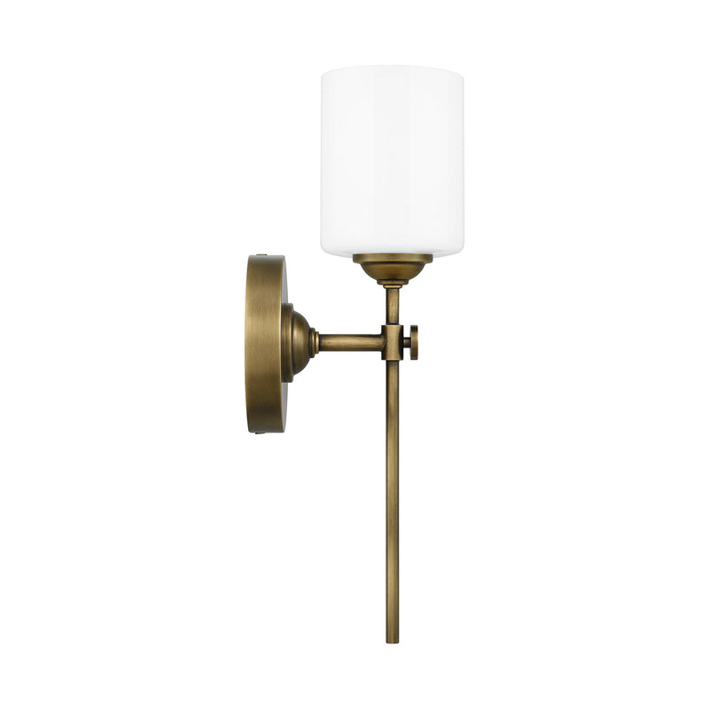 Quoizel ARI8605WS Aria One Light Wall Sconce, Weathered Brass Alternate Image 3.jpg