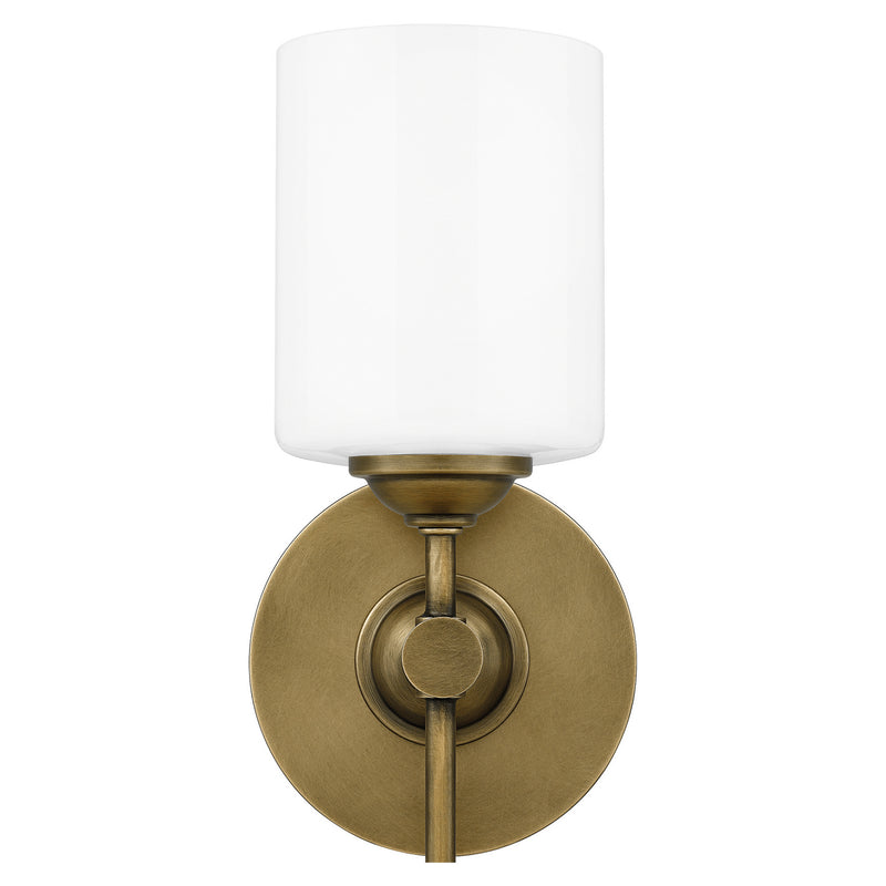 Quoizel ARI8605WS Aria One Light Wall Sconce, Weathered Brass Alternate Image 4.jpg