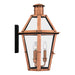 Quoizel BURD8415AC Burdett Three Light Outdoor Wall Lantern, Aged Copper Alternate Image 3.jpg