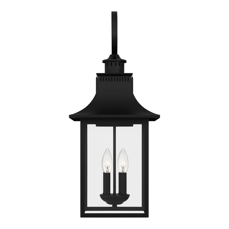 Quoizel CCR8412K Chancellor Four Light Outdoor Wall Lantern, Mystic Black Alternate Image 2.jpg