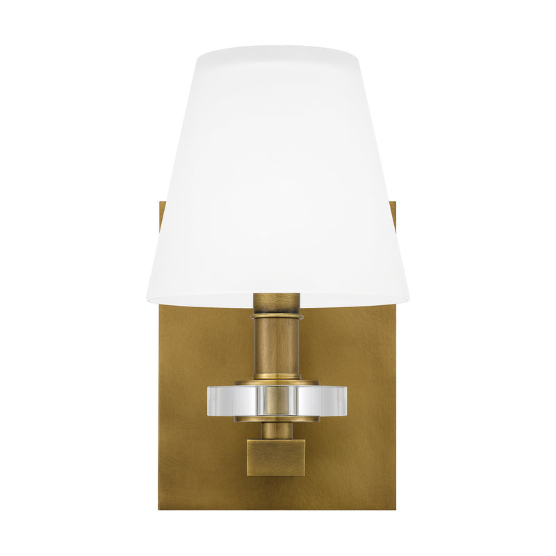 Quoizel KLS8605WS Kelsey Glen One Light Wall Sconce, Weathered Brass Alternate Image 2.jpg