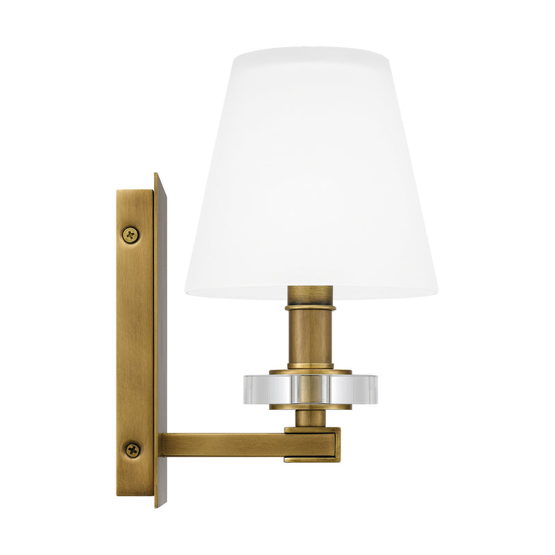 Quoizel KLS8605WS Kelsey Glen One Light Wall Sconce, Weathered Brass Alternate Image 3.jpg