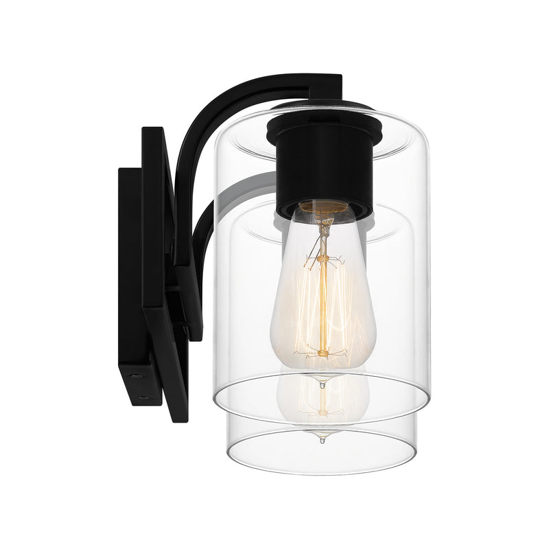 Quoizel LANS8618MBK Lansdowne Two Light Bath, Matte Black Alternate Image 3.jpg