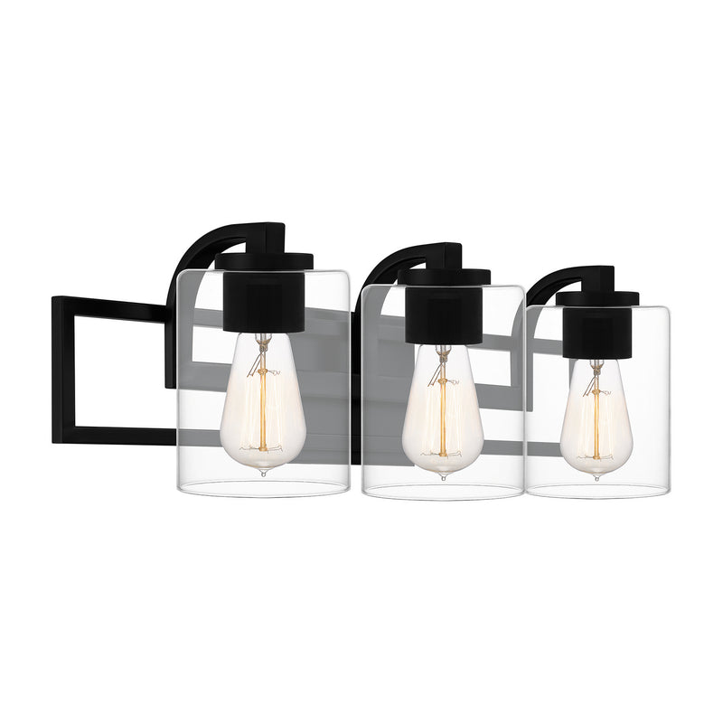 Quoizel LANS8624MBK Lansdowne Three Light Bath, Matte Black Alternate Image 2.jpg