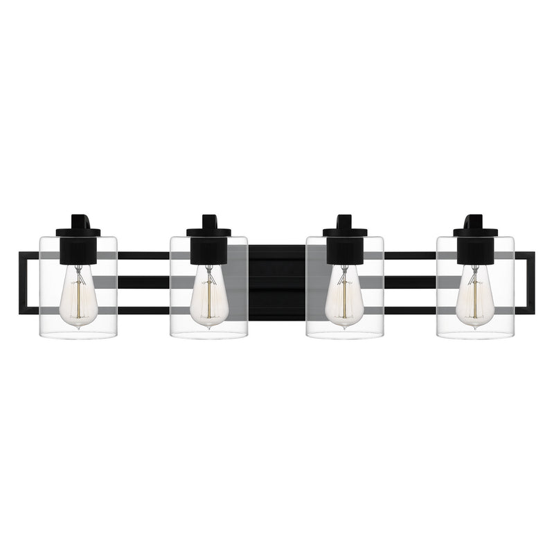 Quoizel LANS8632MBK Lansdowne Four Light Bath, Matte Black Alternate Image.jpg