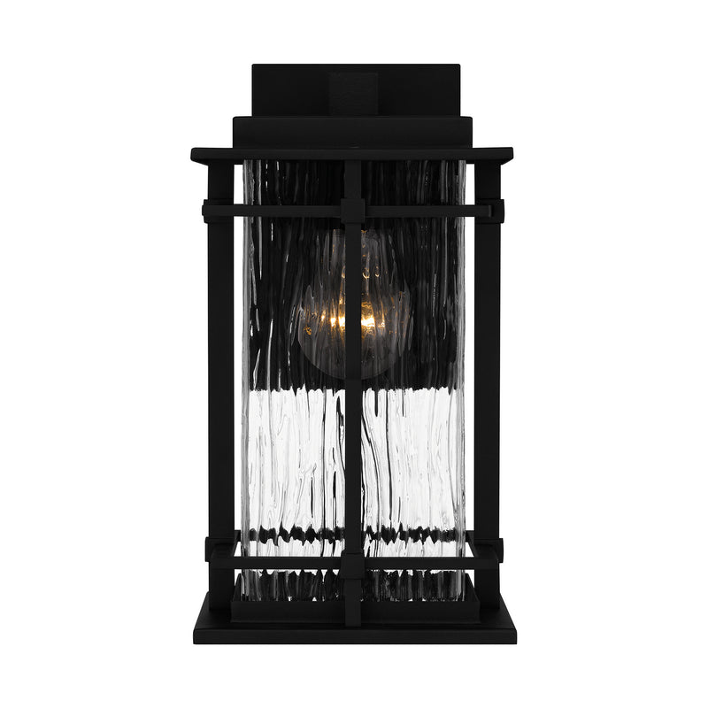 Quoizel MCL8406EK McAlister One Light Outdoor Wall Mount, Earth Black Alternate Image 2.jpg