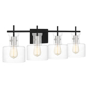Quoizel PEN8630MBK Pensbury Four Light Bath, Matte Black Alternate Image 2.jpg