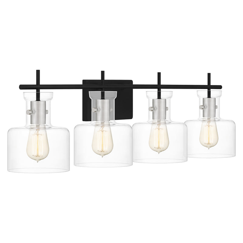 Quoizel PEN8630MBK Pensbury Four Light Bath, Matte Black Alternate Image 2.jpg