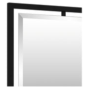 Quoizel QR1857MBK Quoizel Reflections Mirror, Matte Black Alternate Image 2.jpg