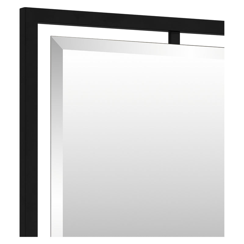 Quoizel QR1857MBK Quoizel Reflections Mirror, Matte Black Alternate Image 2.jpg