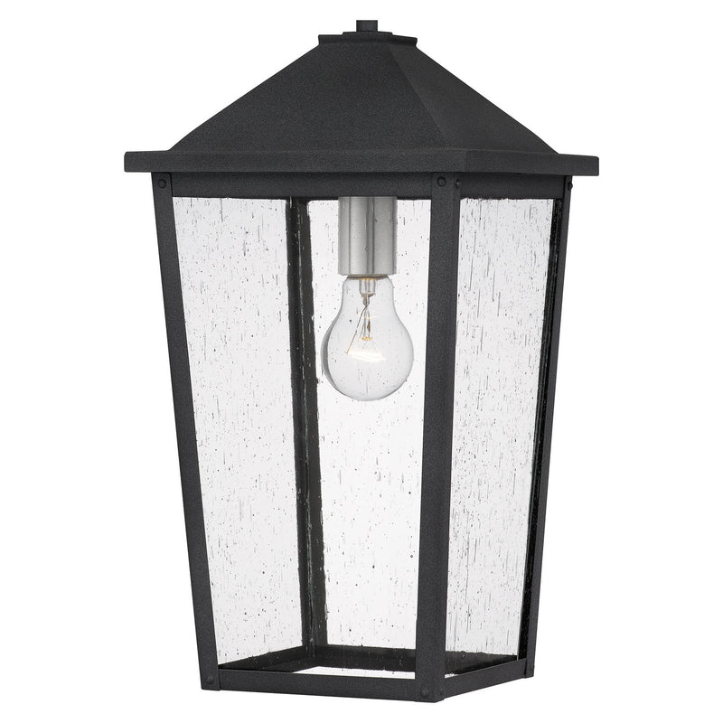 Quoizel STNL1909MB Stoneleigh One Light Outdoor Hanging Lantern, Mottled Black Alternate Image 4.jpg