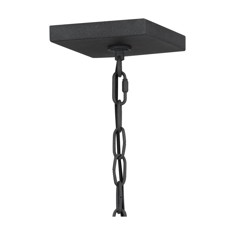 Quoizel STNL1909MB Stoneleigh One Light Outdoor Hanging Lantern, Mottled Black Alternate Image.jpg